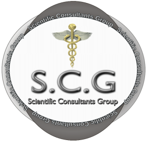 S.C.G Logo white back